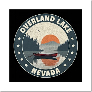 Overland Lake Nevada Sunset Posters and Art